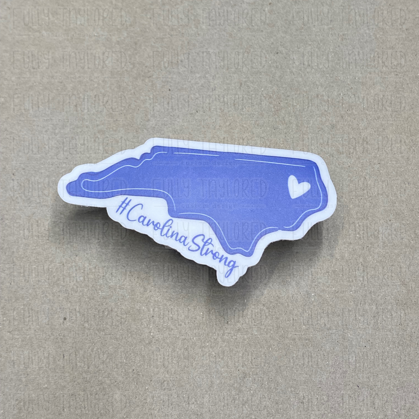 Duke Blue #NorthCarolinaStrong Sticker (No Verse)