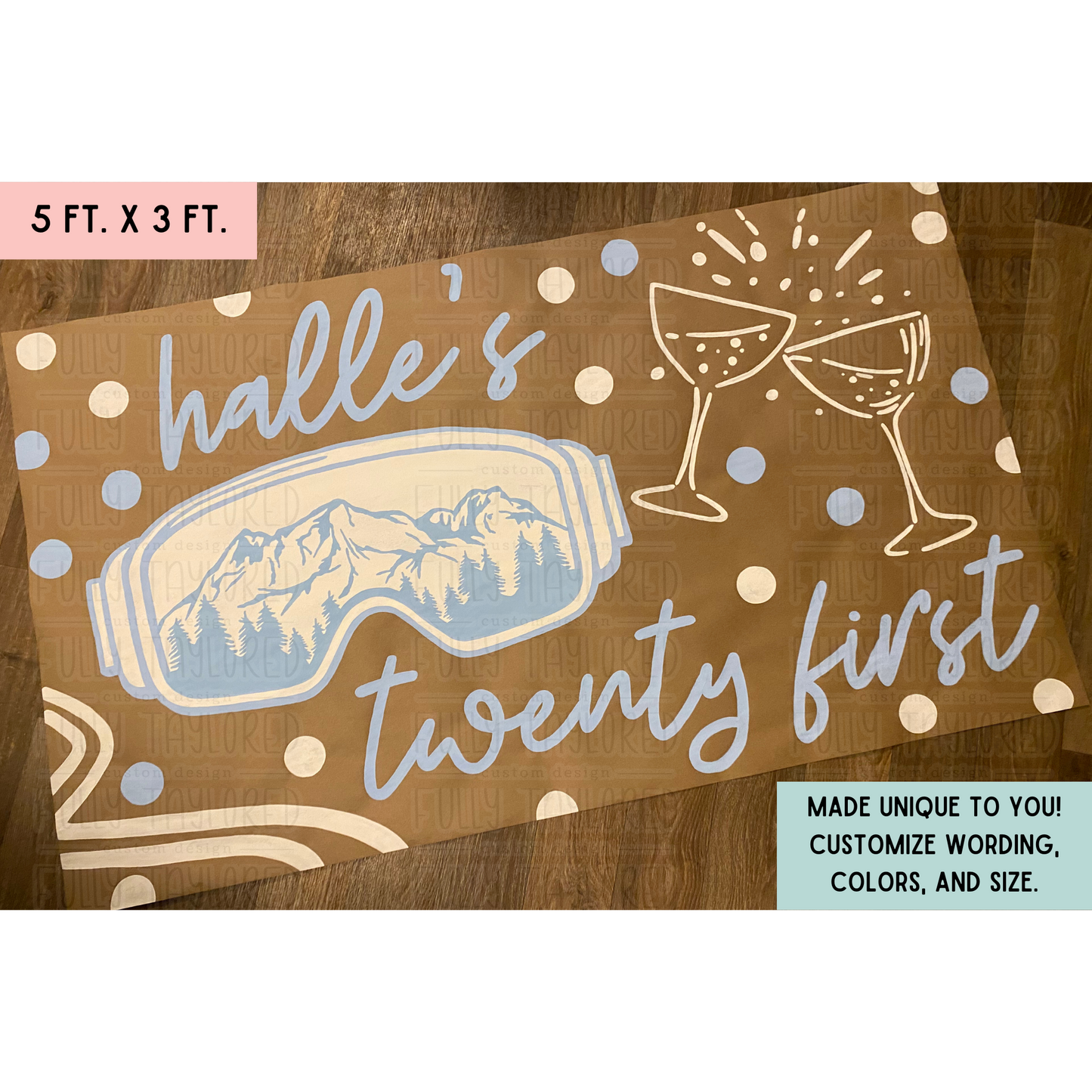 Custom Hand-Painted Banner