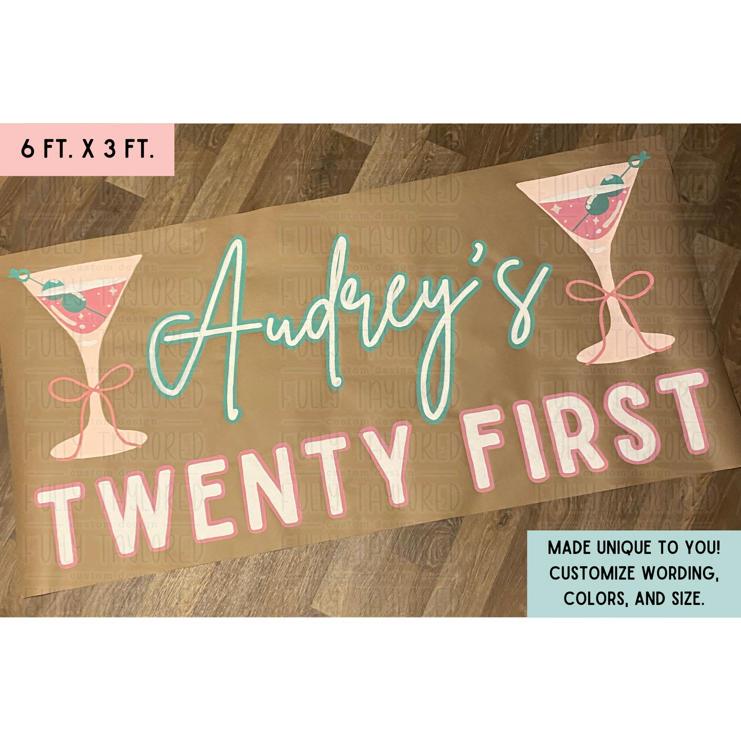 Custom Hand-Painted Banner