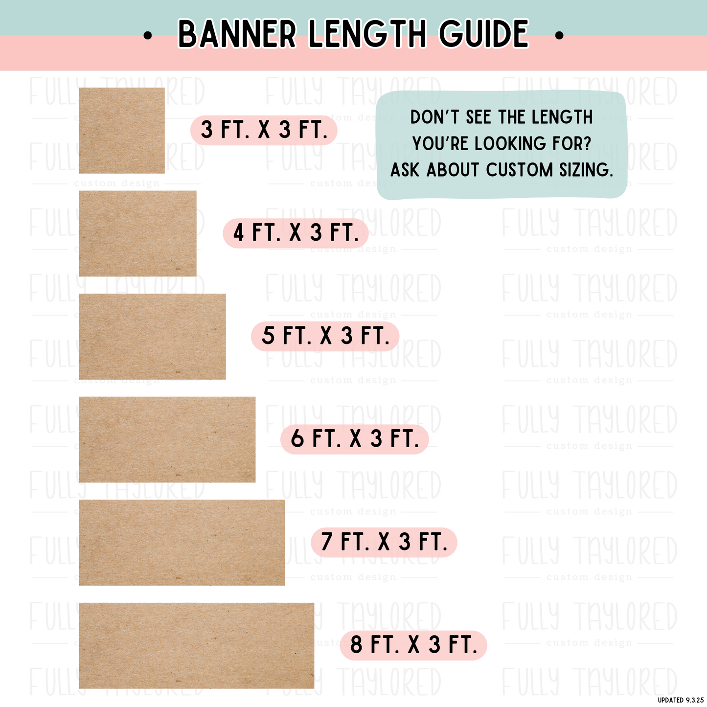 Custom Hand-Painted Coloring Sheet Banner
