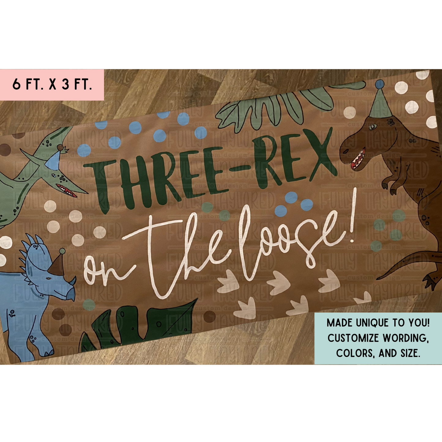 Custom Hand-Painted Banner