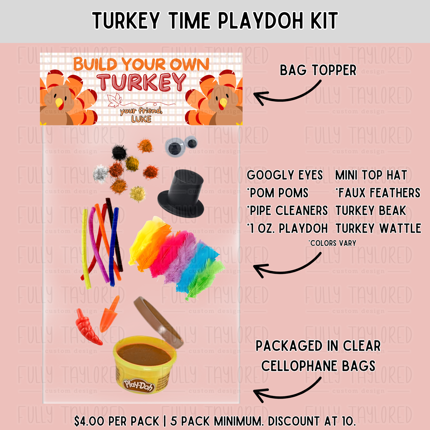 Fall Doh-It-Yourself Kits | Turkey Time