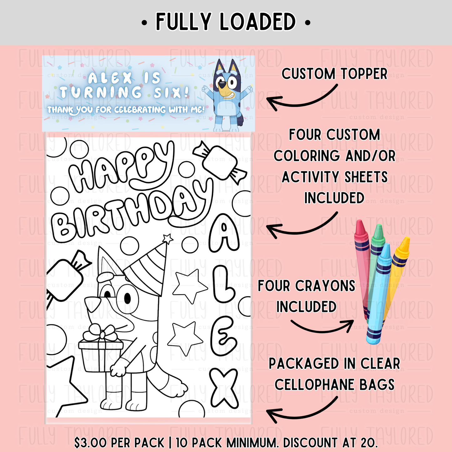 Custom Coloring & Activity Packs