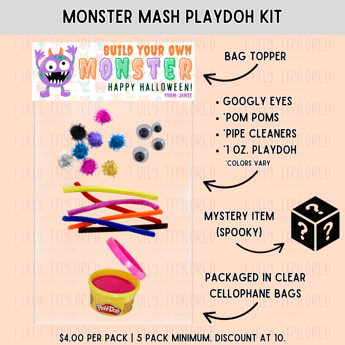 Halloween Doh-It-Yourself Kits | Monster Mash