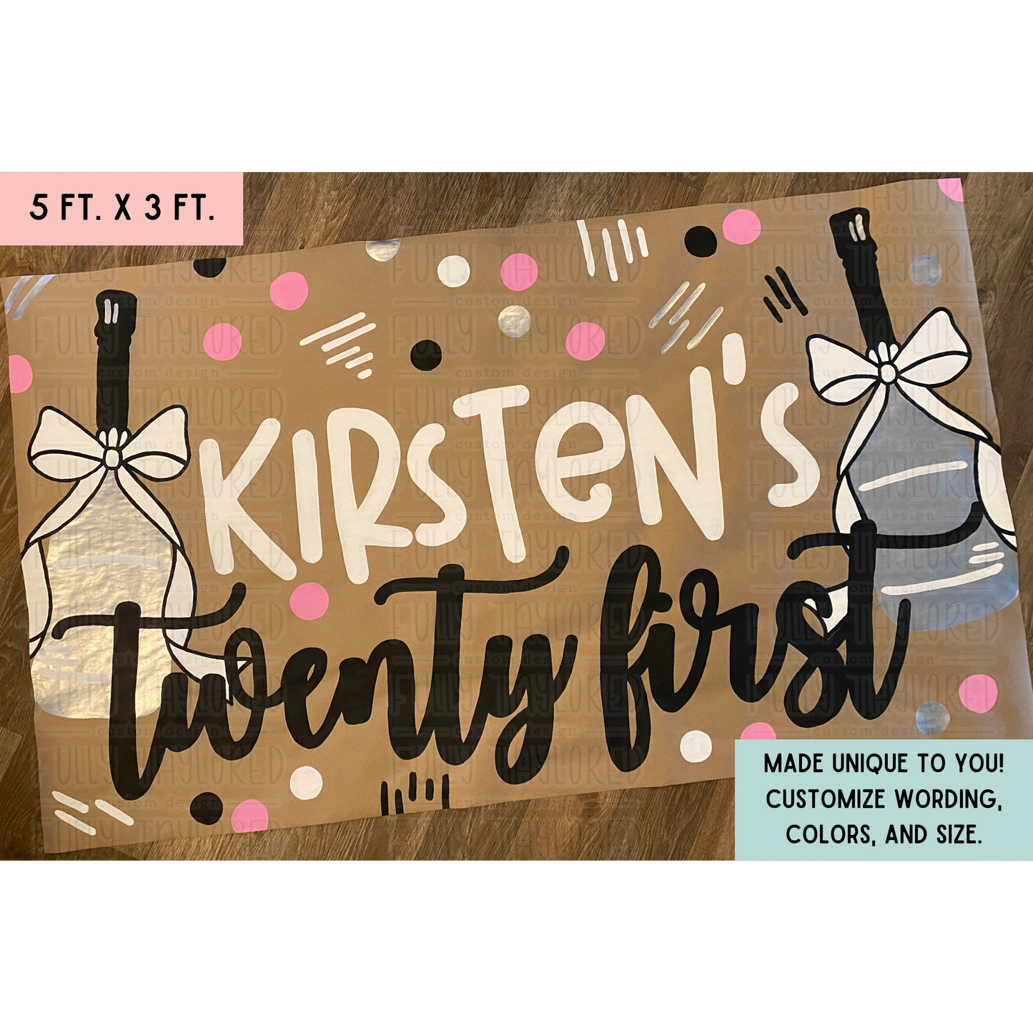 Custom Hand-Painted Banner