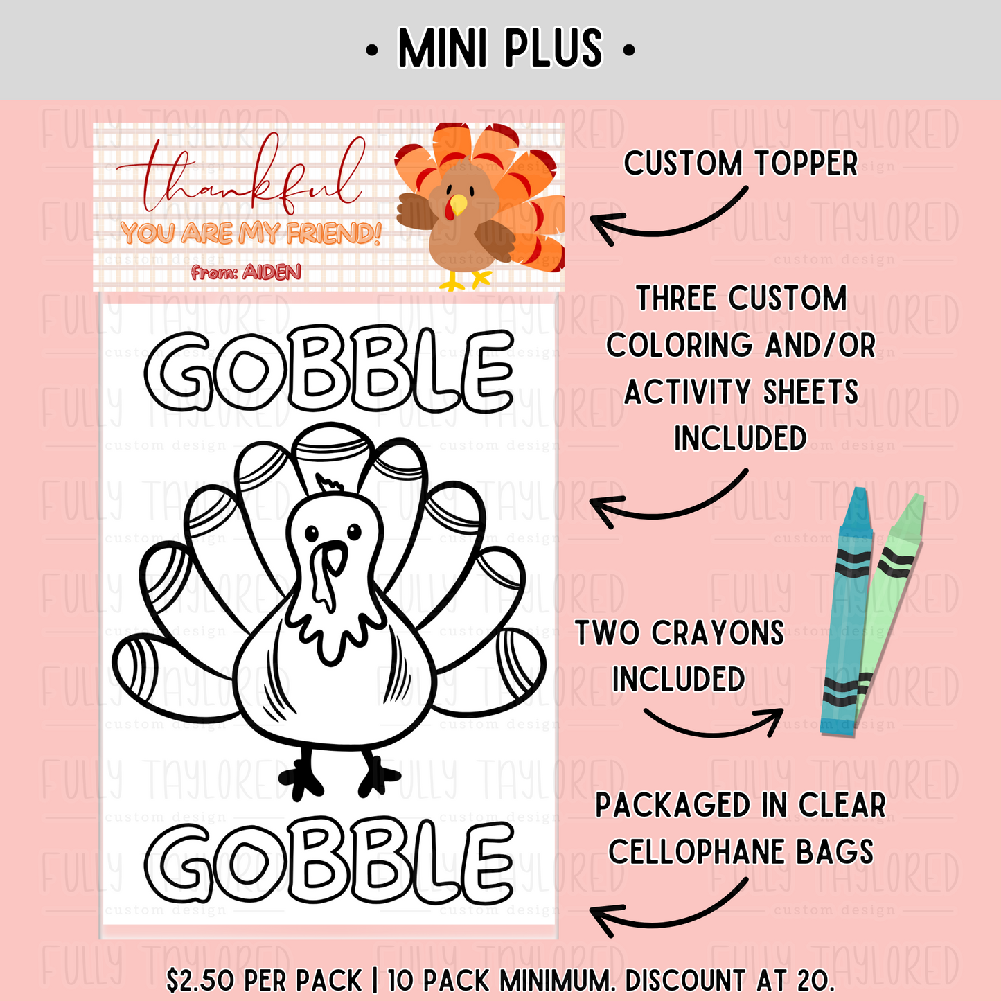 Custom Coloring & Activity Packs