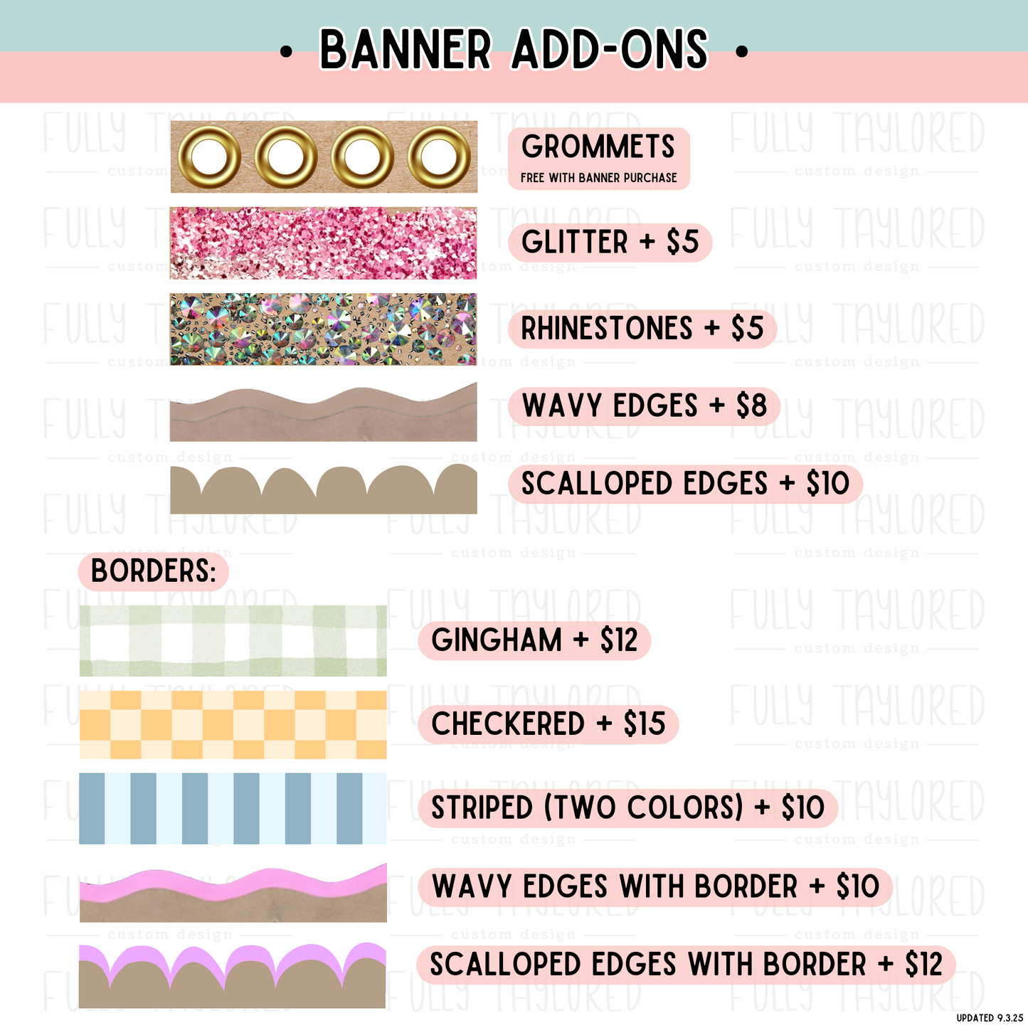 Custom Hand-Painted Banner