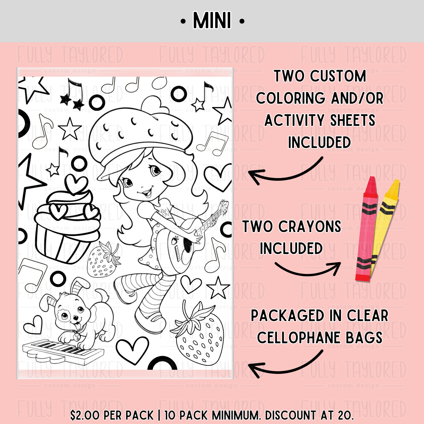 Custom Coloring & Activity Packs