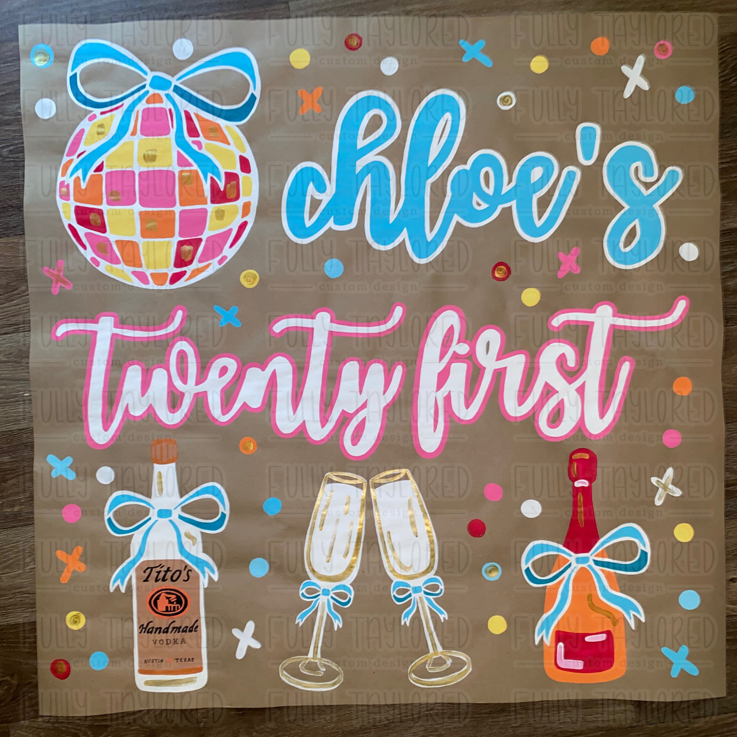 Custom Hand-Painted Banner