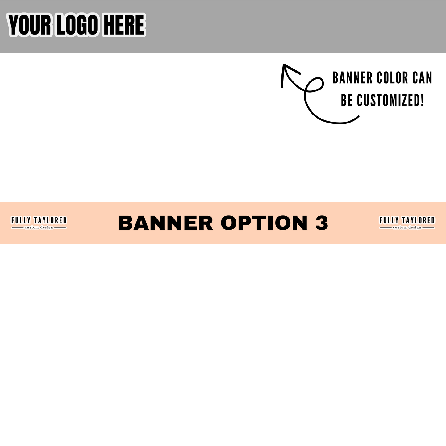 Custom Logo Banner Watermark BUNDLE (Transparent PNG) (16 Custom Files)