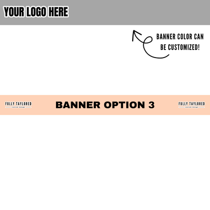 Custom Logo Banner Watermark BUNDLE (Transparent PNG) (16 Custom Files)