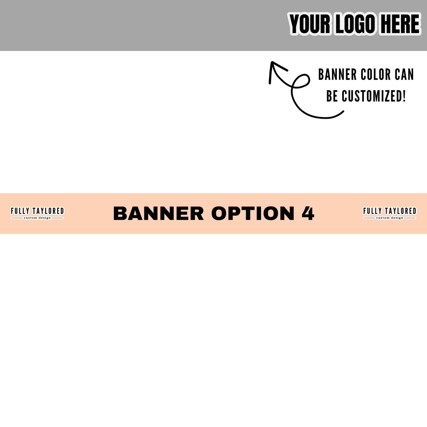 Custom Logo Banner Watermark BUNDLE (Transparent PNG) (16 Custom Files)