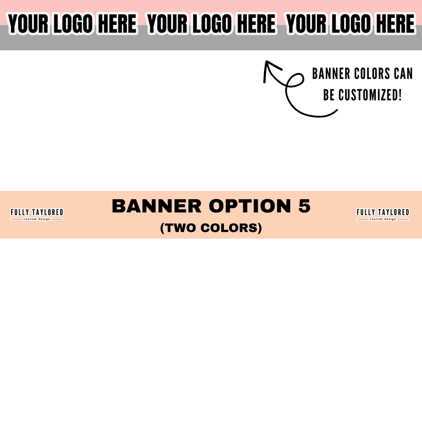 Custom Logo Banner Watermark BUNDLE (Transparent PNG) (16 Custom Files)