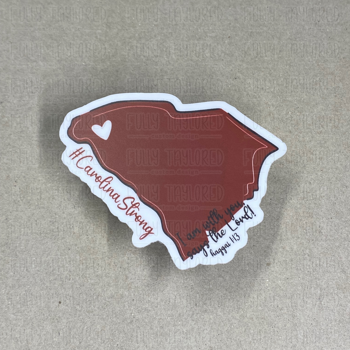 Gamecock Maroon #CarolinaStrong Sticker