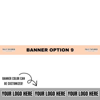 Custom Logo Banner Watermark BUNDLE (Transparent PNG) (16 Custom Files)