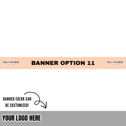 Custom Logo Banner Watermark BUNDLE (Transparent PNG) (16 Custom Files)