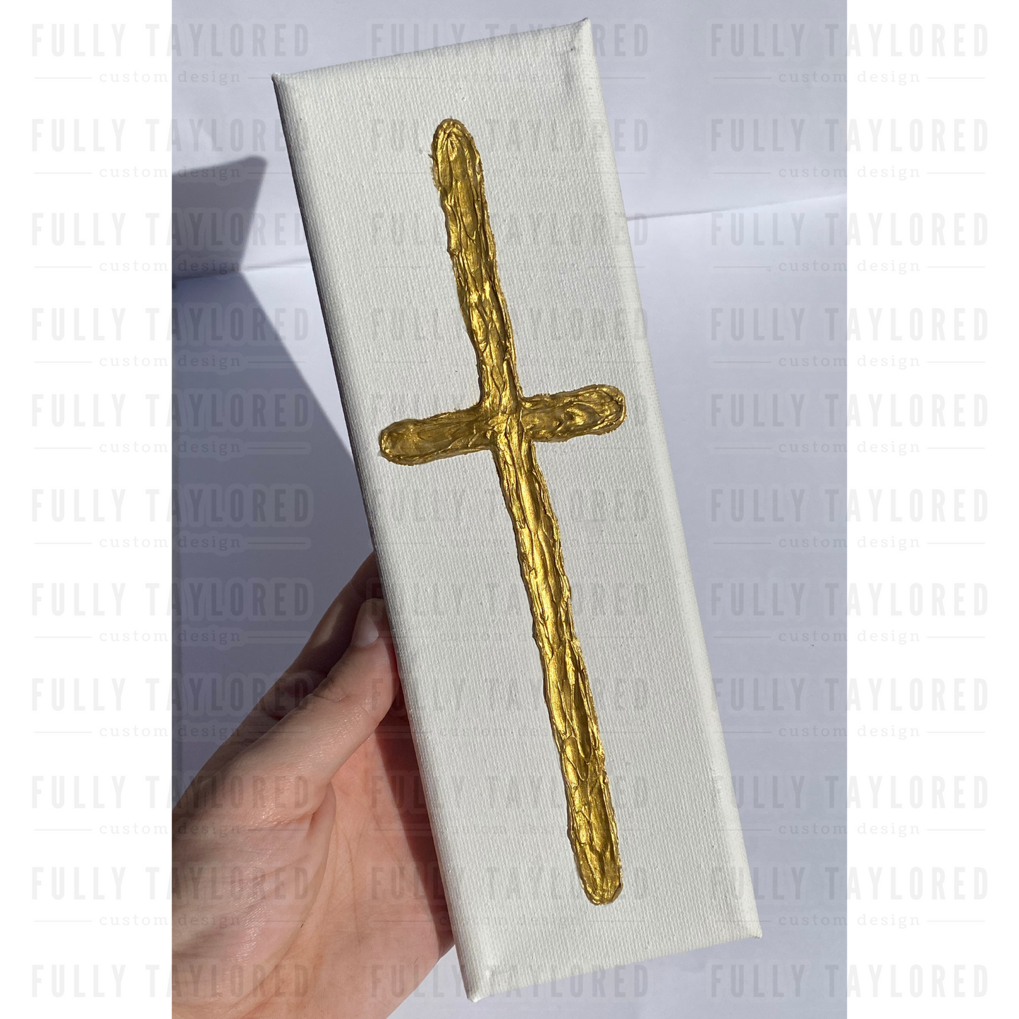 Gold Cross Original Canvas