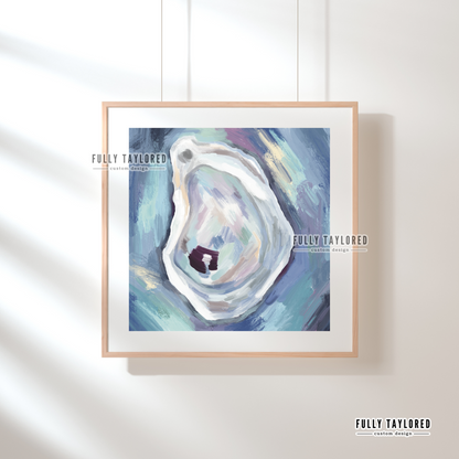 Abstract Oyster Art Print