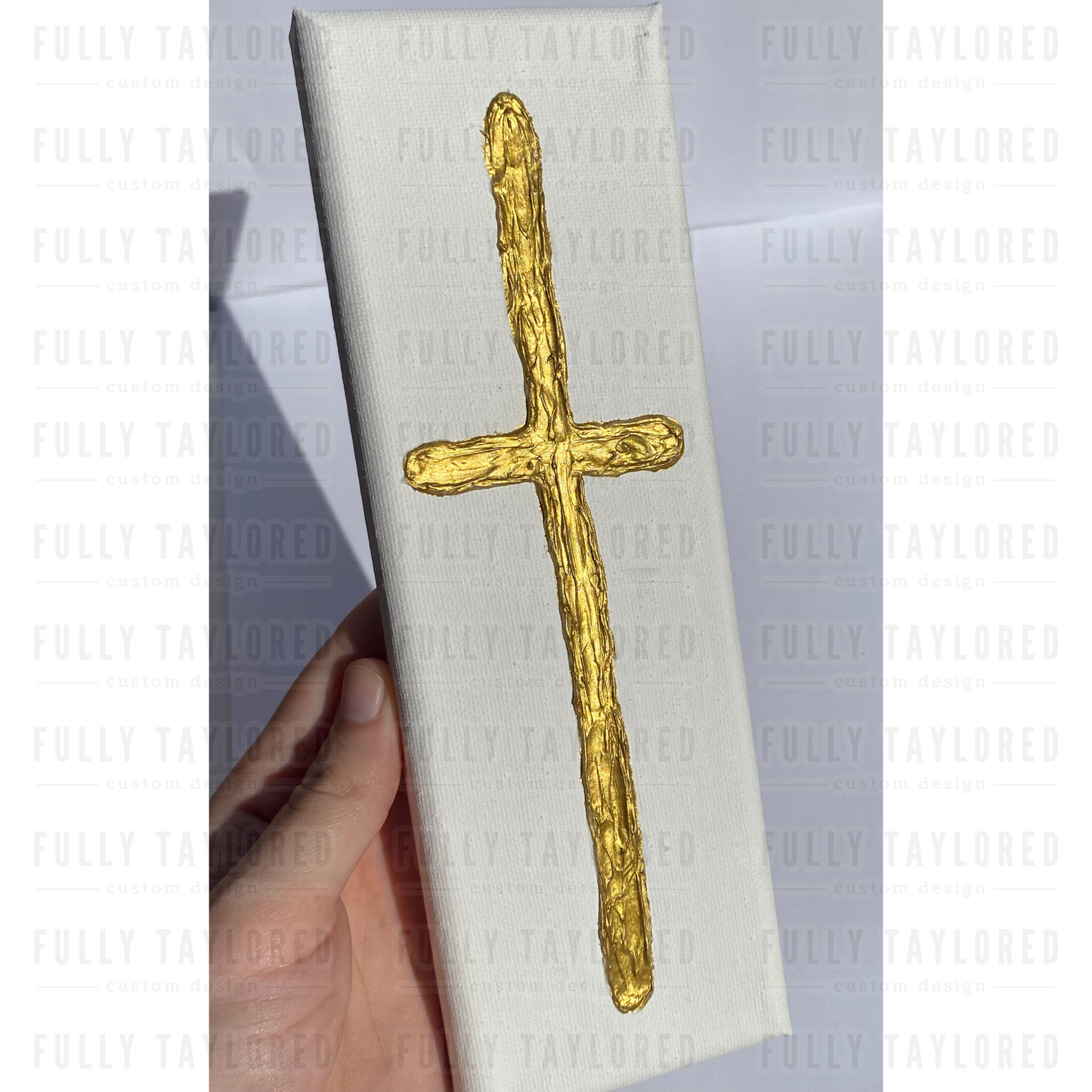 Gold Cross Original Canvas