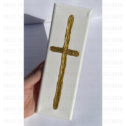 Gold Cross Original Canvas