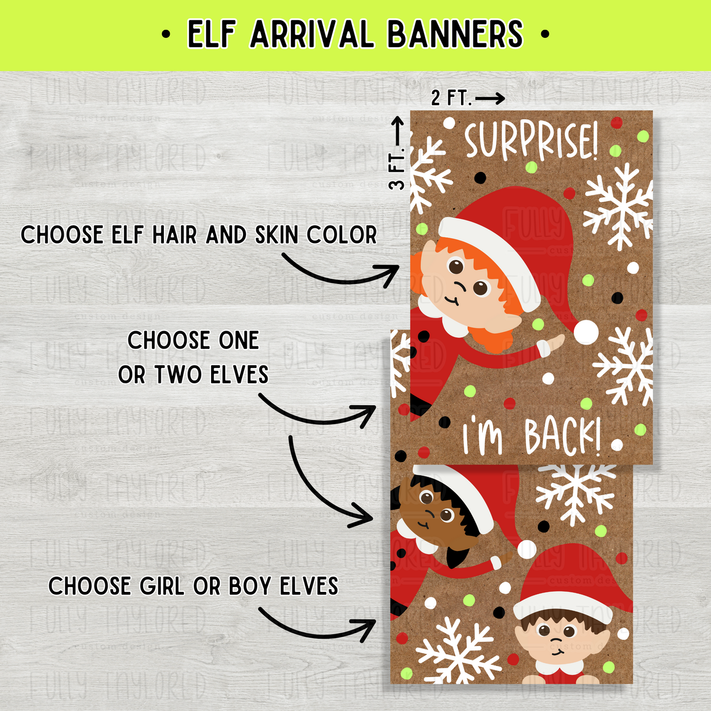 Elf Arrival Banner (SCB)