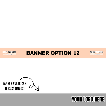 Custom Logo Banner Watermark BUNDLE (Transparent PNG) (8 Custom Files)