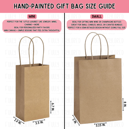 Custom Hand-Painted Gift Bag