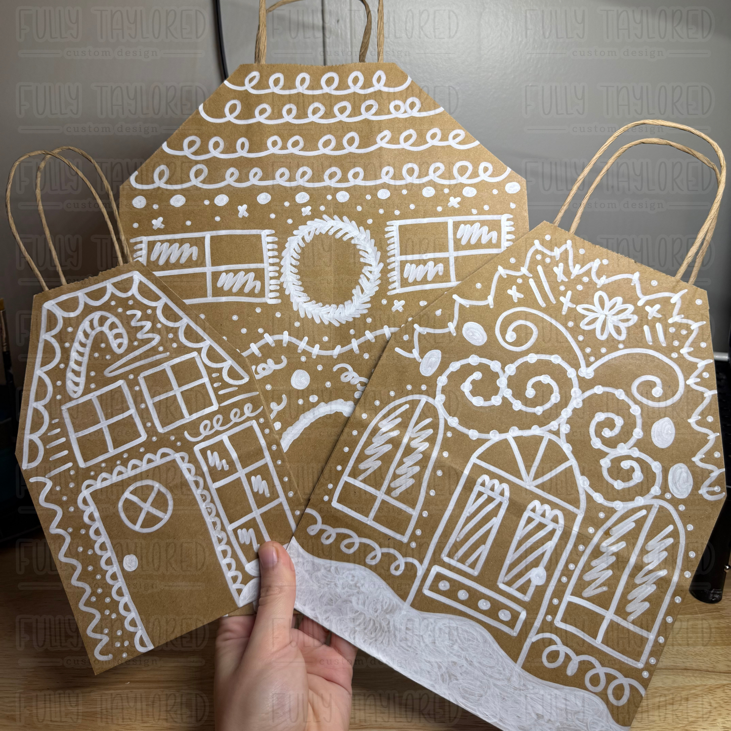 Gingerbread House Gift Bag Bundle (MTO)