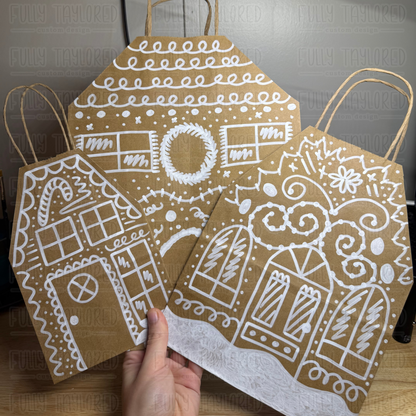 Gingerbread House Gift Bag Bundle (MTO)