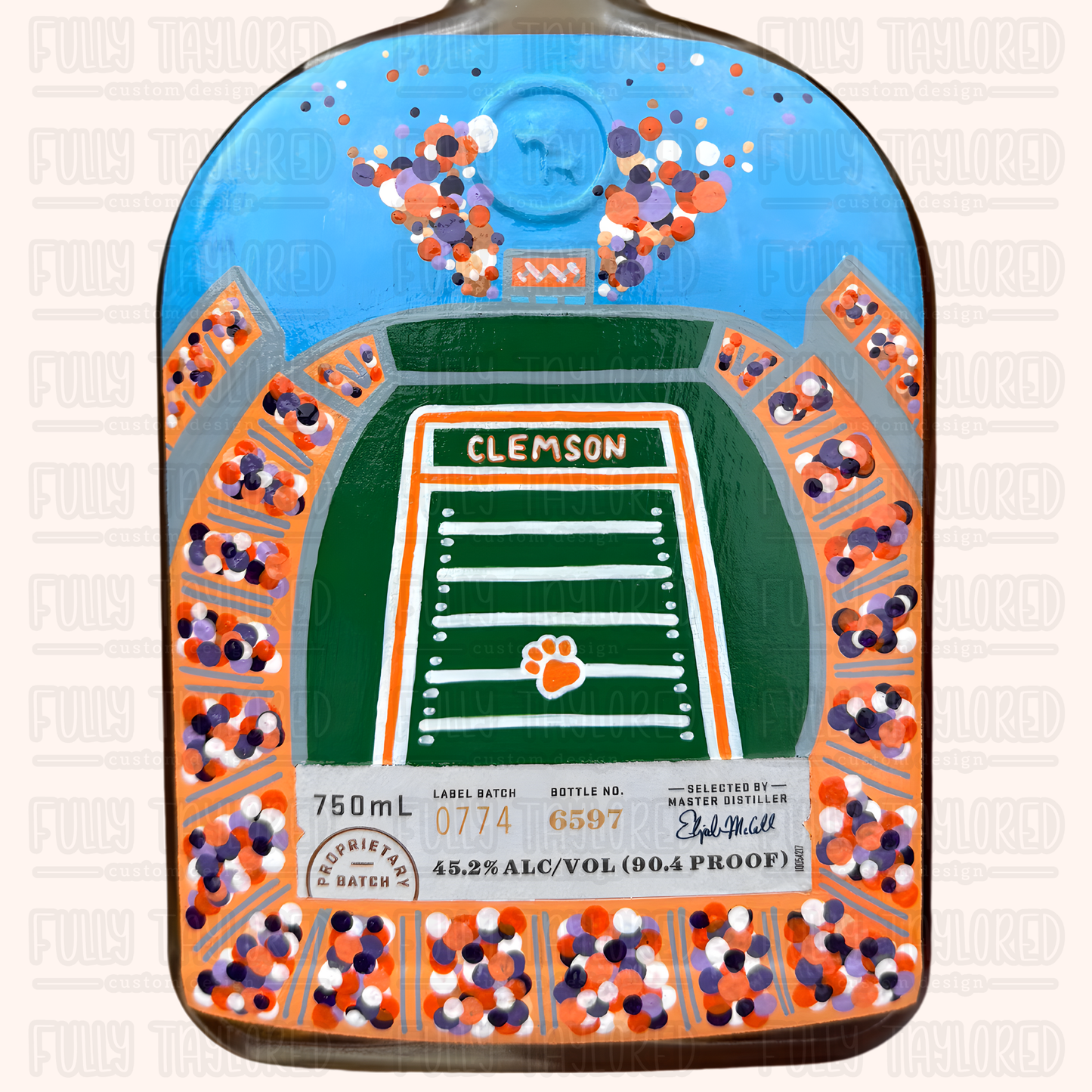 Custom Hand-Painted Booze Bottles