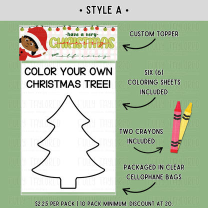 Christmas Coloring & Activity Packs | Design 2