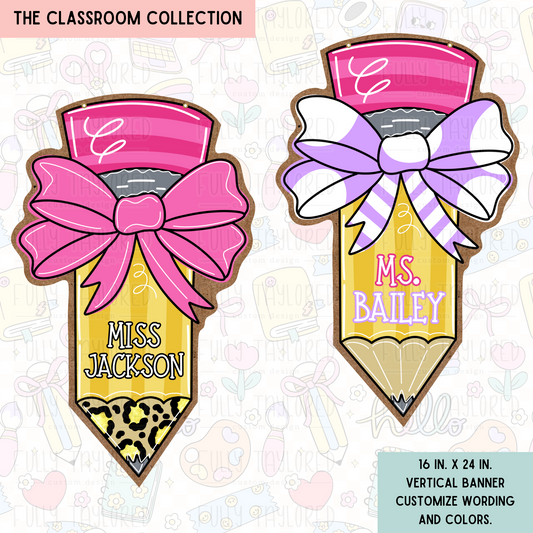 Classroom Collection | Vertical Pencil Banner (SCB)