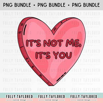 It's Not Me PNG BUNDLE for Sublimation or Print (Digital Download) (4 Files)