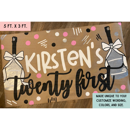 Custom Hand-Painted Banner