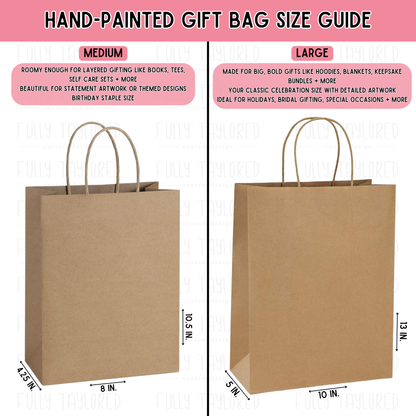 Custom Hand-Painted Gift Bag