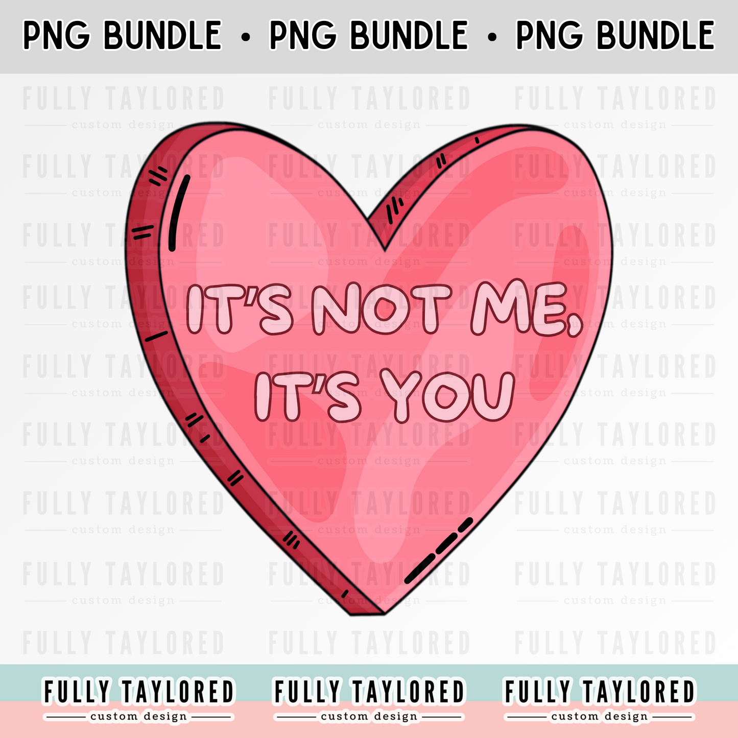 It's Not Me PNG BUNDLE for Sublimation or Print (Digital Download) (4 Files)