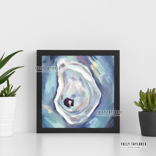 Abstract Oyster Art Print