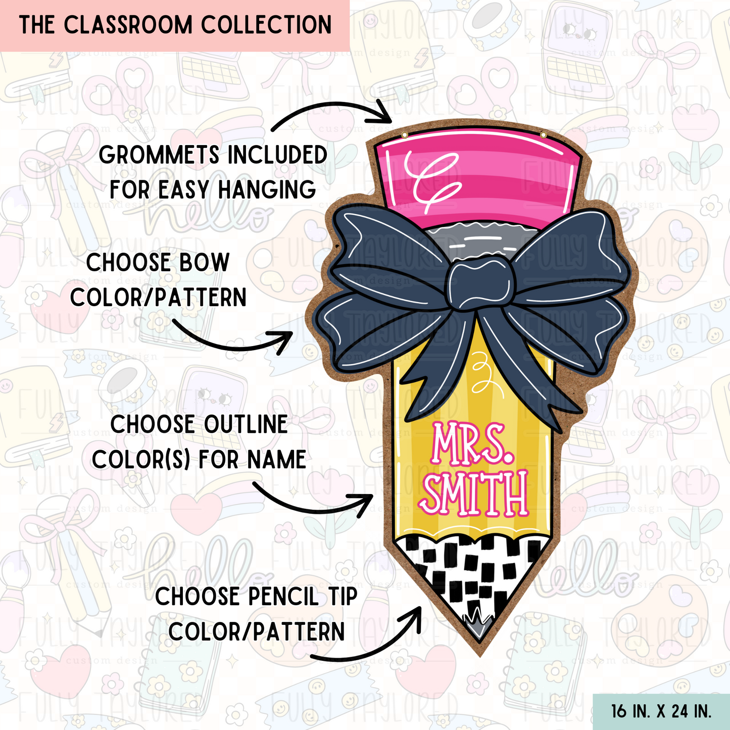Classroom Collection | Vertical Pencil Banner (SCB)