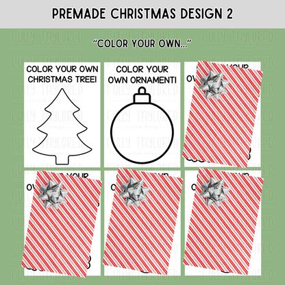 Christmas Coloring & Activity Packs | Design 2
