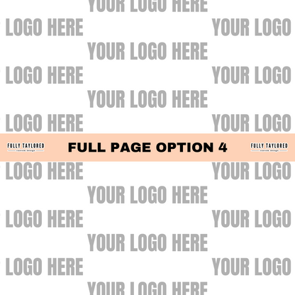 Custom Logo Full Page Watermark BUNDLE (Transparent PNG) (12 Custom Files)