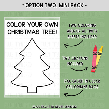 Christmas Coloring & Activity Sheet Packs