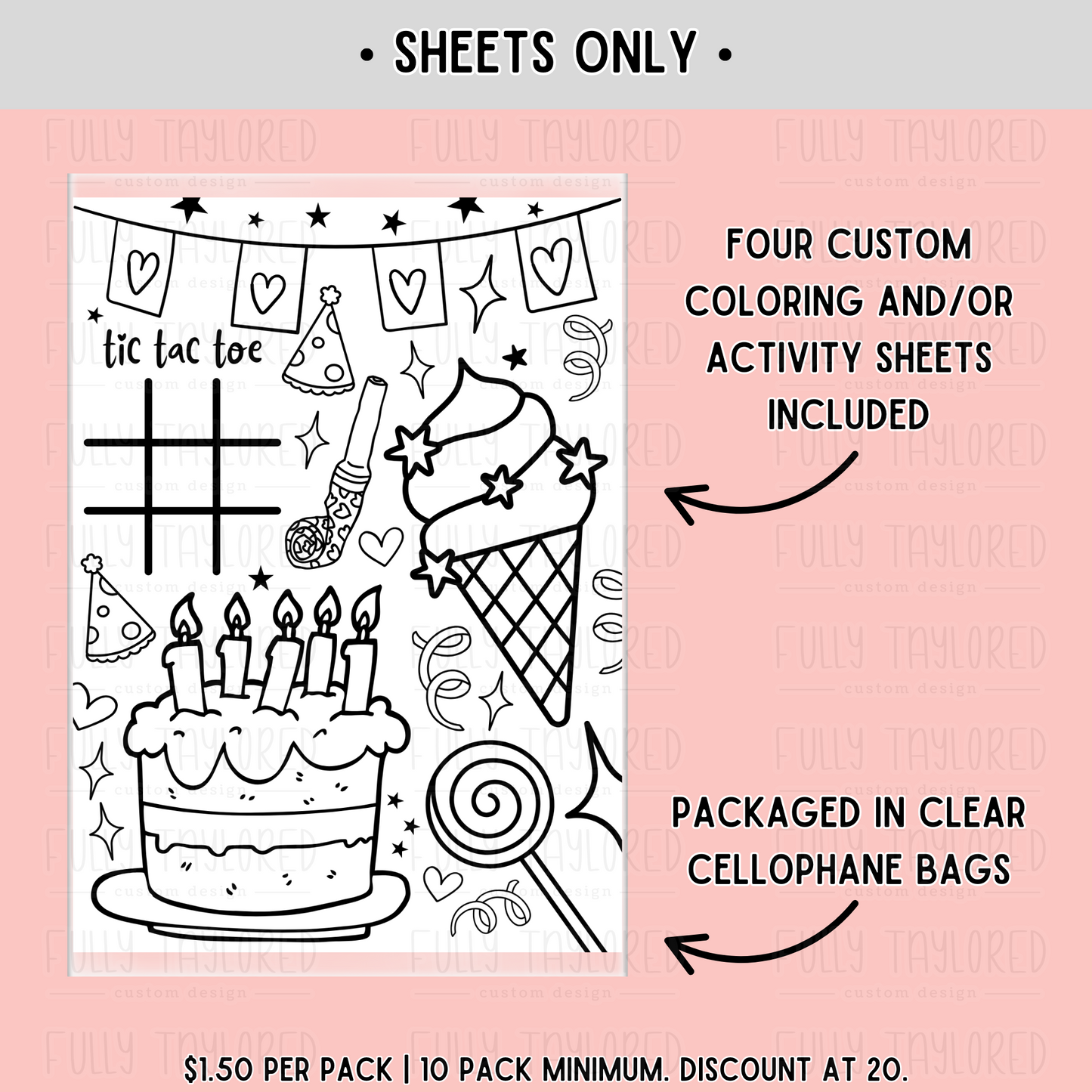 Custom Coloring & Activity Packs