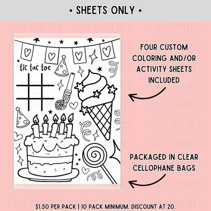 Custom Coloring & Activity Packs