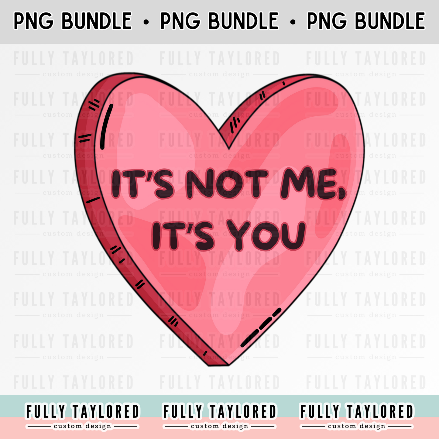 It's Not Me PNG BUNDLE for Sublimation or Print (Digital Download) (4 Files)