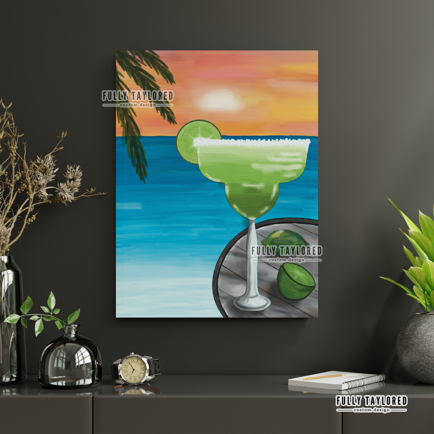 Margarita Beach Art Print