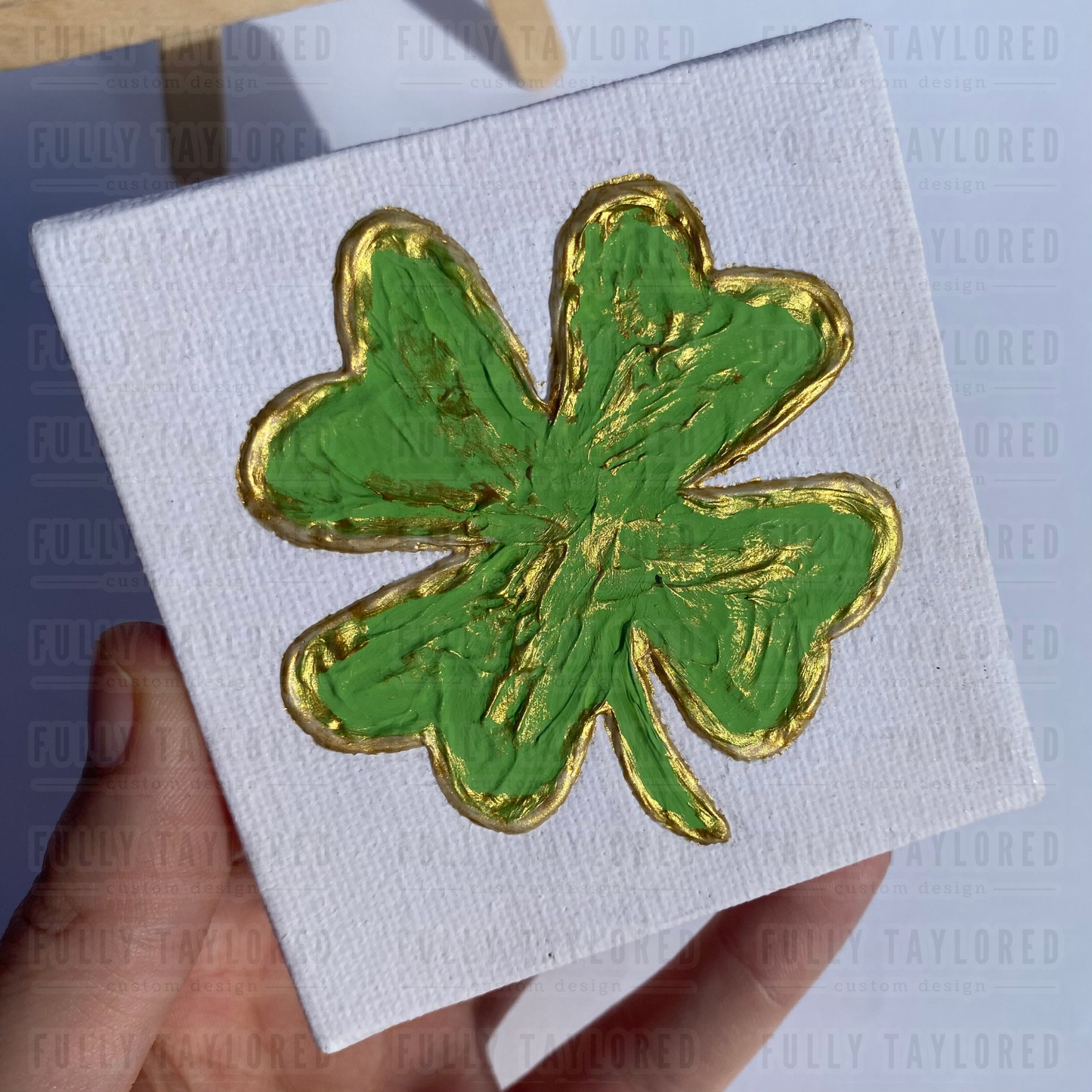 Four-Leaf Clover Original Canvas 2