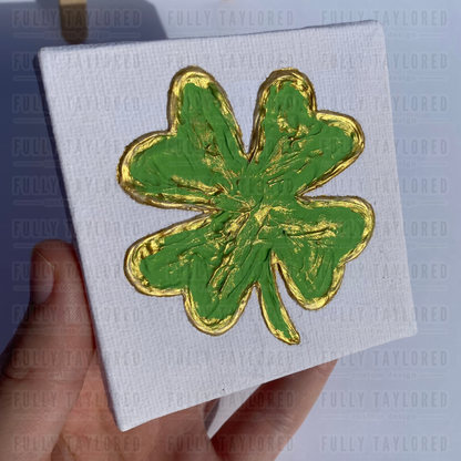 Four-Leaf Clover Original Canvas 2