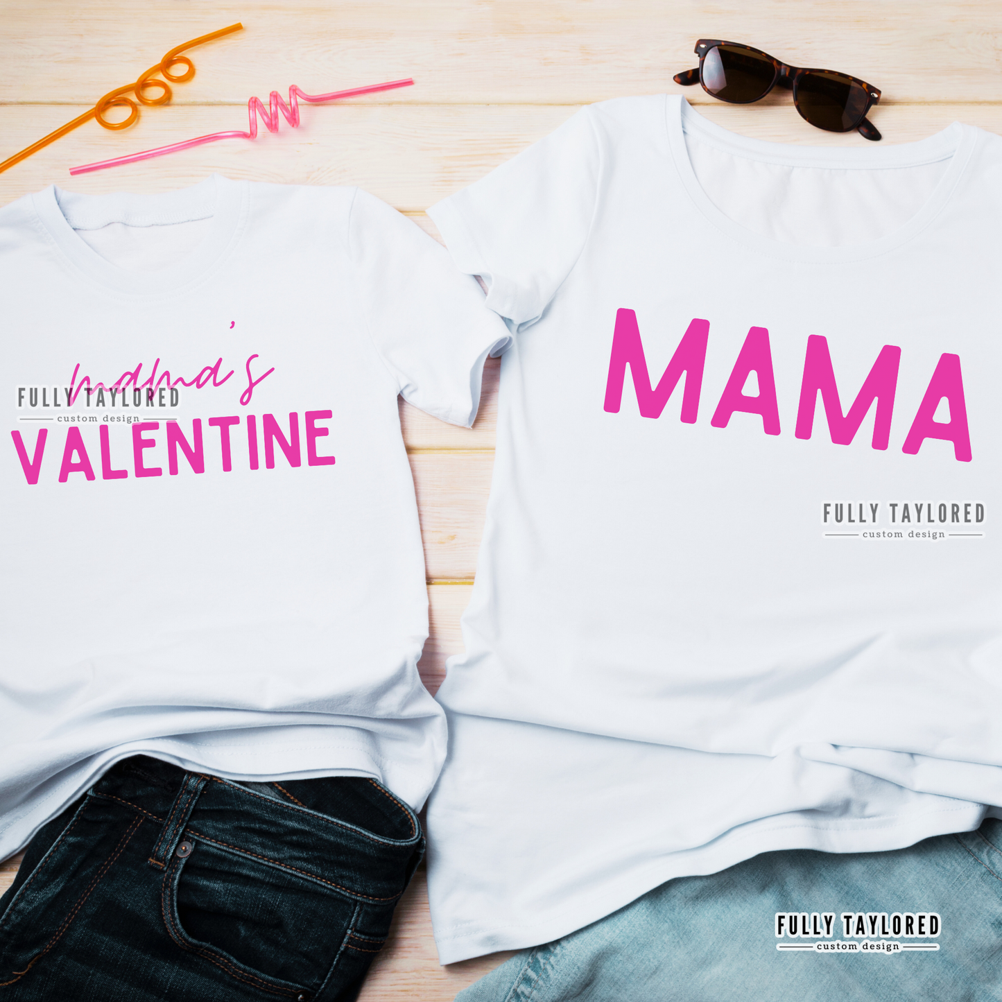 Mama and Mama's Valentine PNG BUNDLE for Sublimation or Print (Digital Download) (8 Files)