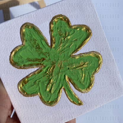 Four-Leaf Clover Original Canvas 2