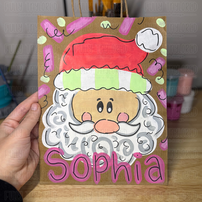 Festive Santa Gift Bag